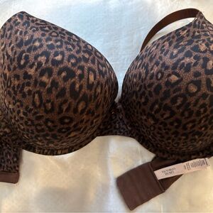 Victoria's Secret Brown Leopard Bra